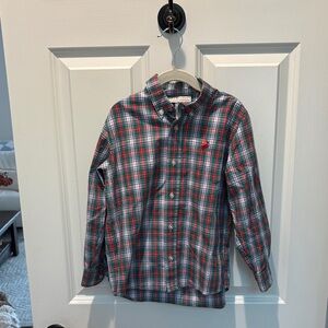 The Beaufort Bonnet Company Plaid Button Down Shirt - Red, Green, and White